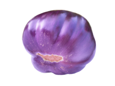 Mor organik patlıcan yalıtılmış şeffaf png