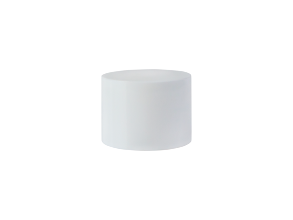 Minimalist beyaz silindirik podyum saydam png izole edildi. Ürün sergisi. Stüdyo tarzında cilt bakımını, güzelliği veya teknolojik öğeleri sergilemek için temiz ve modern platform ideali.