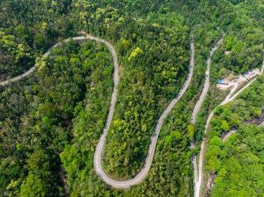 Yazın dağların manzarası