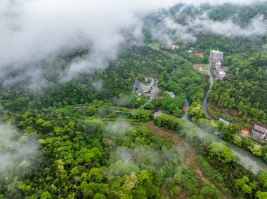 Yazın dağların manzarası