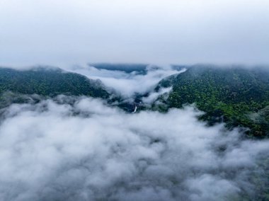 Yazın dağların manzarası