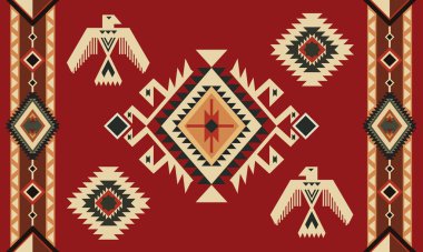 Amerikan Halı desenleri, Navajo halısı, Kabile deseni, Amerikan Yerlisi, Motif, Geometrik, Dekoratif Halı Tasarımı, Battaniye, İllüstrasyon, Boho, Aztek Etnik Dekor, İran halısı deseni, yerli halı deseni.