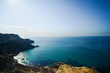 Kırım ve Ukrayna 'nın deniz manzarası ve dağları