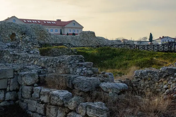 Eski Yunan kenti Hersones, Kırım bölgesi Ukrayna 'ya bak