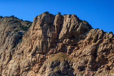 Dağların güzel manzarası. Seyahat