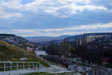 Karpatlar 'daki manzara çok güzel. ukraine