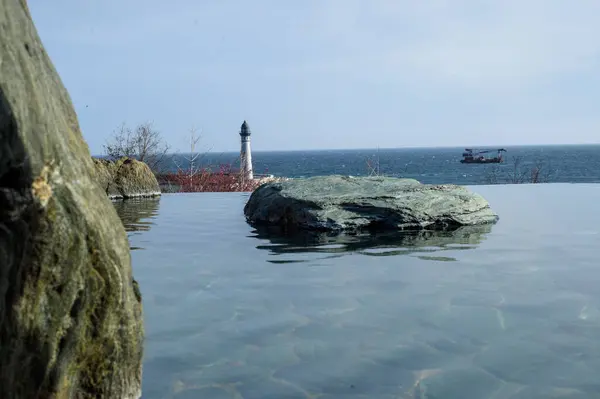 Deniz manzarası çok güzel. Doğa