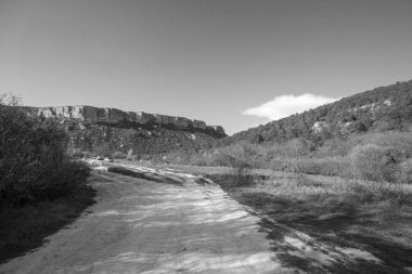 Dağların güzel manzarası