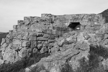 Roma kalesinin kalıntıları.