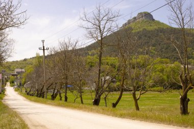 Güzel dağ manzara arka plan