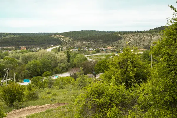 Eski şehrin manzarası.
