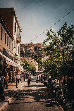 18 Eylül, 21 Eylül, Atina sokaklarındaki Knosska caddesinin manzarası öğleden sonra