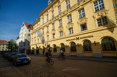 Eski şehrin sokakları, Riga, Letonya