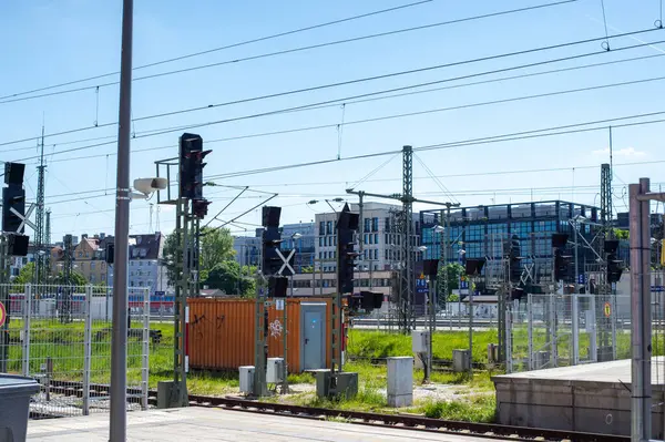 Amsterdam 'daki tren istasyonu.