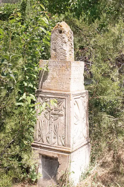 Yazın Kudüs şehrinin antik mezarlığı.