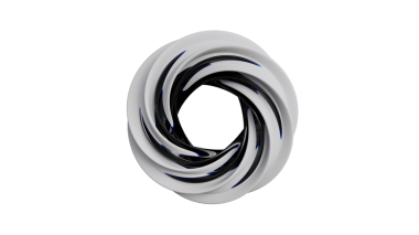 Siyah ve Beyaz Girdap Tasarımı - Optik İllüzyon Konsepti