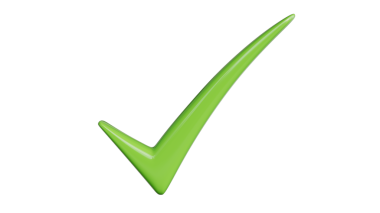 Onaylama ve Tamamlama için Yeşil İşaret Sembolü