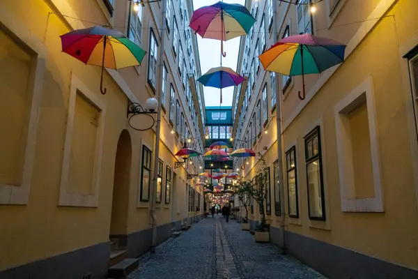 Umbrella Caddesi: Viyana 'da Renkli bir Kubbe