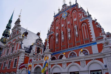 siyah nokta ve st. peter Kilisesi Riga evi