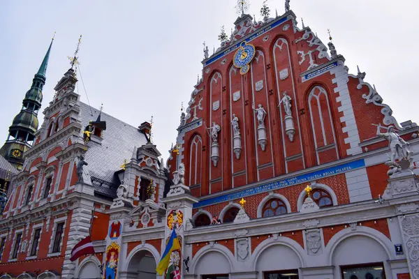 siyah nokta ve st. peter Kilisesi Riga evi