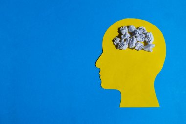 Karışık Zihin ve Zihinsel Karışıklık Konsepti