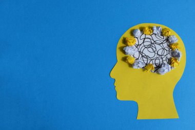 Karışık Zihin ve Zihinsel Karışıklık Konsepti