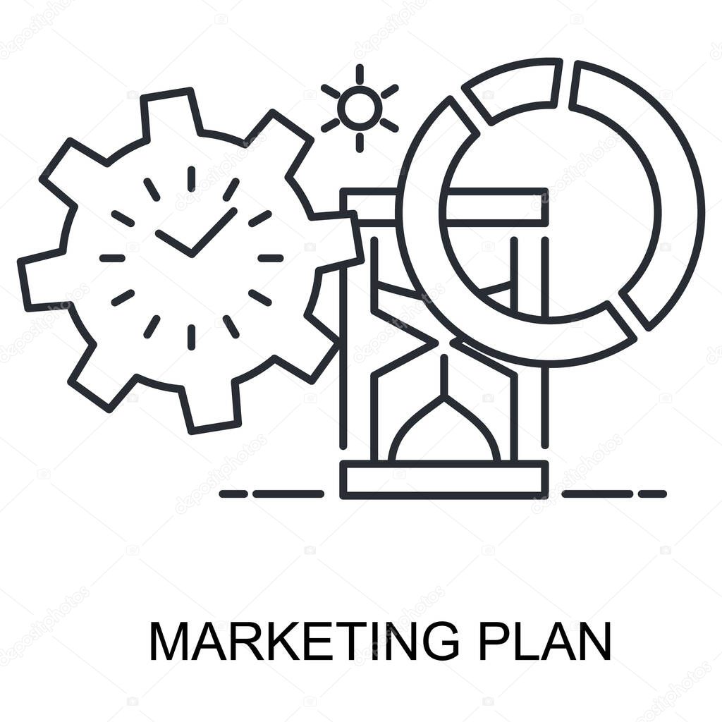 A strategic document outlining marketing goals, tactics, and budgets to achieve business objectives.