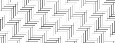 Döşeme hizalı ringa balığı kemiği yapısı. Kusursuz desenli, temiz desenli. Yüzeyler, haritalar ya da UI için uygun. Vektör illüstrasyonu.