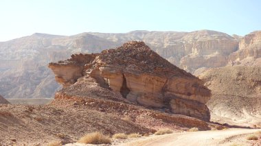 Negev Çölü 'nün güzel manzarası, İsrail