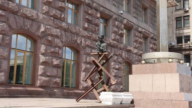 Moskova, Rusya - 21 Ağustos, 218: Anıt ve Moskova Kremlin 'in Sovyet Rusya eyaleti.