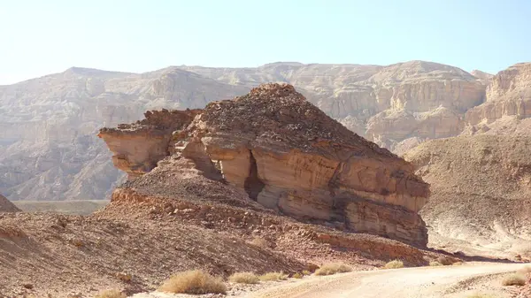 Negev Çölü 'nün güzel manzarası, İsrail