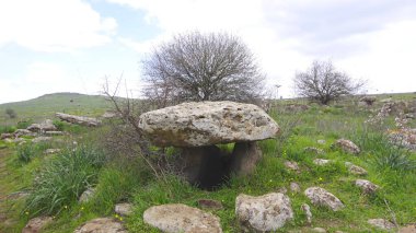 Dağlarda bir taş. İsrail.