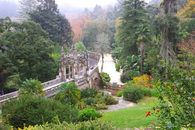 Eski kalenin manzarası. Sintra. Portekiz.