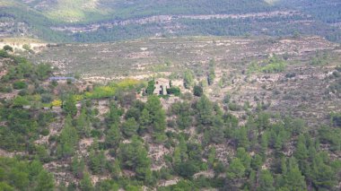 Güzel dağ manzarası. Doğa konsepti