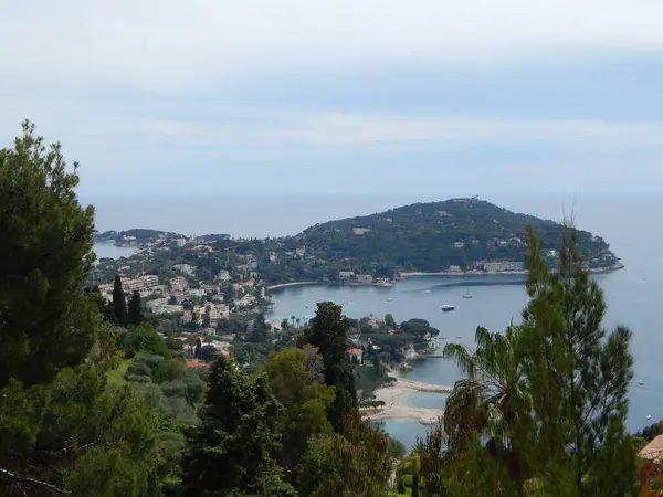 Monaco-panoramik manzara Monte Carlo 'nun tepesinden