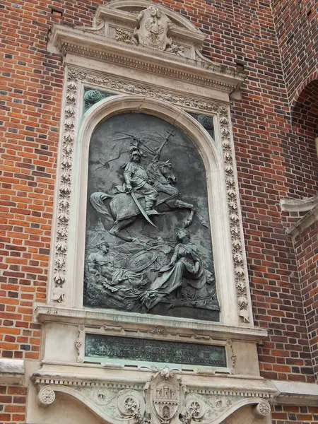 Krakow, Polonya, mimarlık. Duvar. Turizm.