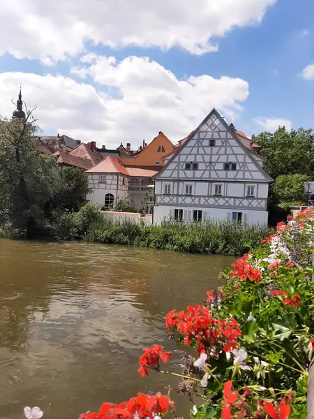  Bamberg Kasabası Almanya Yazı