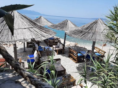 Hırvatistan 'ın güzel limasol plajı