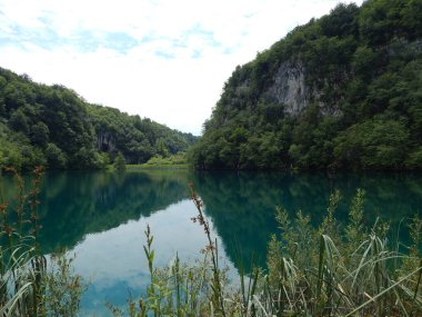 plitvice gölleri ve şelaleler ulusal park ve Hırvatistan 'da.