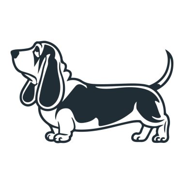 Köpek cinsi Terrier vektör ikonu. Siyah vektör simgesi beyaz arkaplan köpek çiftliğinde izole edildi.