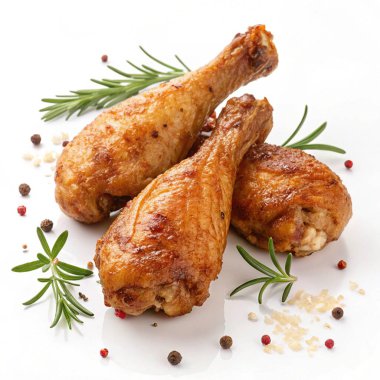 rosemary ile kavrulmuş tavuk budu