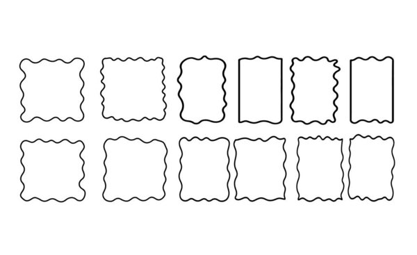 Комплект рамок для наклеек и этикеток, зона для выдержки области письма, черно-белые декоративные рамки, декоративные винтажные рамки.