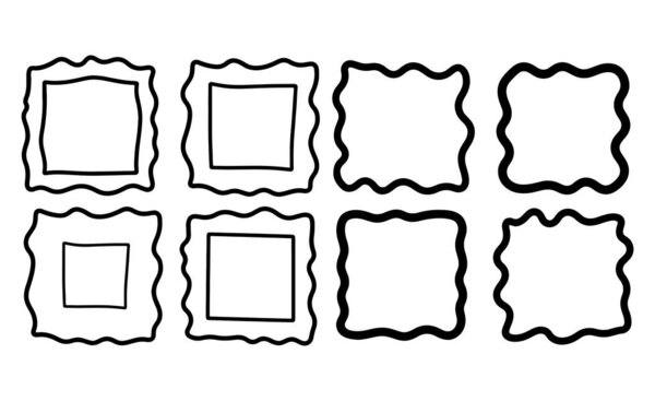 Комплект рамок для наклеек и этикеток, зона для выдержки области письма, черно-белые декоративные рамки, декоративные винтажные рамки.