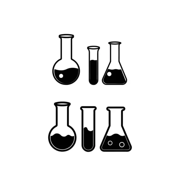 test tüp vektör simgesi