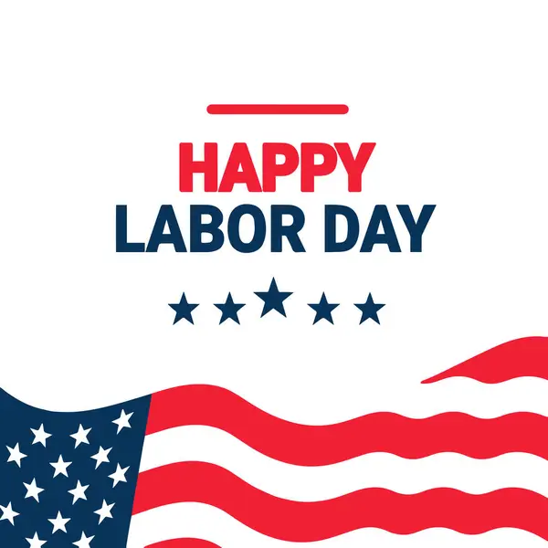 Mutlu İşçi Bayramı, 7 Eylül, Amerika Birleşik Devletleri, Amerikan İşçi Bayramı tasarımı. Güzel Amerikan bayrağı kompozisyon. İşçi Bayramı poster tasarımı