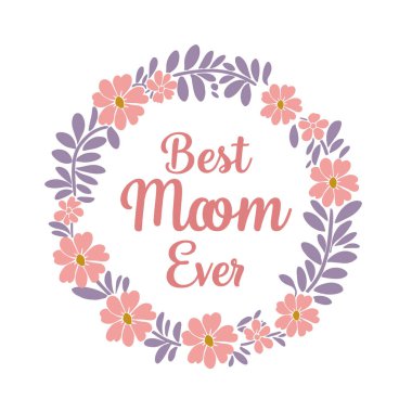 : Happy Mothers day celebration stylish elegant background design