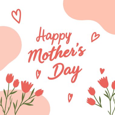 : Happy Mothers day celebration stylish elegant background design