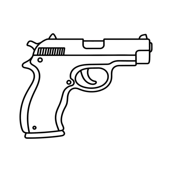 çizgi sanat vektör silahı