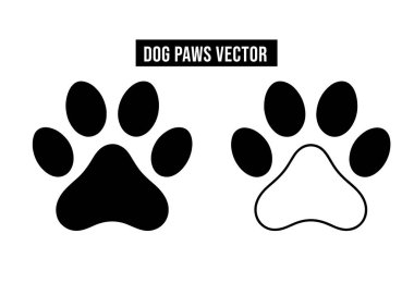 Pençe yazdırma simgeleri. Vektör