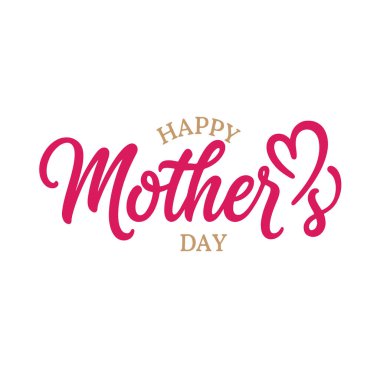 Mother day vintage lettering. Mothers day card